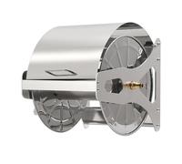 Relaxdays Enrollador de manguera inox oro,plata