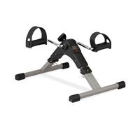 Relaxdays Entrenador de brazos y piernas negro,plata