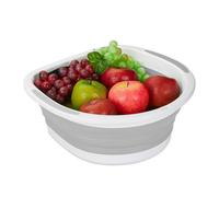 Relaxdays Escurridor plegable blanco,gris