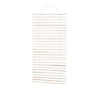 Relaxdays Espaldera madera 200 x 100 cm blanco,marrón claro