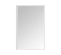 Relaxdays Espejo sin Marco Biselado 40x60 cm, Vertical u Horizontal, para Pasillo y baño, Cristal Transparente