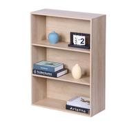 Relaxdays Estantería con baldas ajustables marrón claro