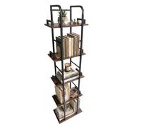 Relaxdays Estantería de 5 niveles marrón,negro