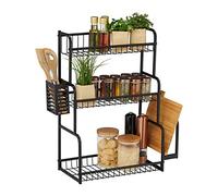 Estanteria encimera cocina estante organizador 3 estantes extraíble 3 niveles