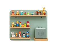 Relaxdays Estantería magnética para Toniebox y 27 Tonies, HxBxT: 29x39x15 cm, de Pared en Color Salvia