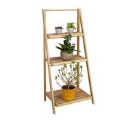 Escalera plantas Estantería decorativa 3 estantes Plegable Estante para plantas