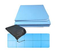 Relaxdays Esterilla de yoga, 6 mm de grosor, 61 x 183 cm, color a elegir | plegable, con bolsa, antideslizante, esterilla deportiva para yoga, pilates y fitness