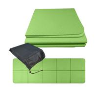 Relaxdays Esterilla de yoga, 6 mm de grosor, 61 x 183 cm, color a elegir | plegable, con bolsa, antideslizante, esterilla deportiva para yoga, pilates y fitness