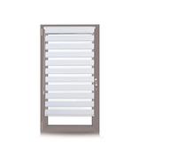 Relaxdays Estor Doble de Sujeción Fija sin Perforaciones de Tela Blanco 56x156 cm
