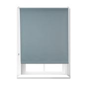 Relaxdays Estor Opaco Térmico, Sin Taladrar, Enrollable, Cadena, 1 Ud, Tela-Aluminio, 100x165 cm, 96 cm Ancho, Gris