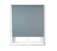 Relaxdays Estor Opaco Térmico, Sin Taladrar, Enrollable, Cadena, 1 Ud, Tela-Aluminio, 120x165 cm, 116 cm Ancho, Gris