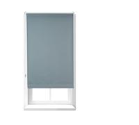 Relaxdays Estor Opaco Térmico, Sin Taladrar, Enrollable, Cadena, 1 Ud, Tela-Aluminio, 56 cm Ancho, Gris, 60x165 cm
