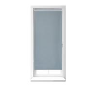 Relaxdays Graues Thermorollo 220 cm Lang Estor Térmico Opaco, Cortina Enrollable, Oscurecedor Ventana sin Taladrar, Blackout con Cadena, 220x66cm, Gris, Aluminio
