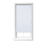 Relaxdays Blanco de 160 cm de Largo Estor Térmico Opaco, Cortina Enrollable Oscurecedora Ventana, sin Taladrar, 160 x 56 cm