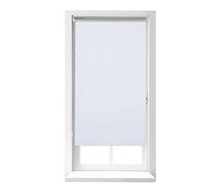 Relaxdays Estor Térmico Opaco sin Taladrar, Cortina Enrollable Ventana, 76 cm de Ancho, 80x220 cm, sin Taladrar, Blanco
