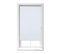 Relaxdays Estor Térmico Opaco, Cortina Enrollable Ventana, 86 cm de Ancho, 90x220 cm, sin Taladrar, Blanco, Poliéster