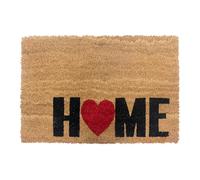 Relaxdays Felpudo de Coco Antideslizante, Resistente a la Intemperie, para Interior y Exterior, 60x40 cm, Colorido