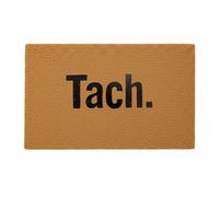 Relaxdays Felpudo de Fibra de Coco 80 x 50 cm, Antideslizante, Resistente a la Intemperie, Felpudo Interior y Exterior, Color Natural/Negro