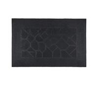Relaxdays Felpudo Goma, 40x60 cm, Tapete Pinchos, Interior y Exterior, Resistente a la Intemperie, Antideslizante, Negro, Caucho