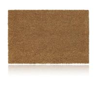 Relaxdays Felpudo para la Entrada de su hogar, Fibras Coco y PVC, 40 x 60 cm Antideslizante Elemento Decorativo, Natural