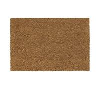 Relaxdays - Felpudo para la entrada de su hogar hecho de fibras de coco y PVC con medidas 40 x 60 cm antideslizante elemento decorativo, natural