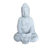 Relaxdays Figura Buda 70 cm gris