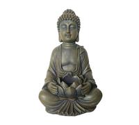 Relaxdays Figura de Buda 30 cm con loto cobre