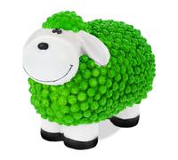 Relaxdays Figura decoración jardín oveja blanco,verde,negro