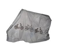 Relaxdays Funda para bicicleta, Funda protectora, Protección solar, Cubierta, Polietileno, 200 x 115 cm, Gris