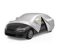 Relaxdays Funda para coche exterior plata
