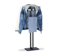 Relaxdays Galán de noche negro negro