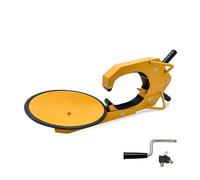 Relaxdays Garra antirrobo para ruedas de 15" amarillo,negro