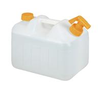 Relaxdays Garrafa con grifo blanco,naranja