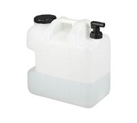 Relaxdays Garrafa con grifo blanco,negro