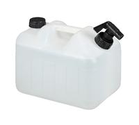 Relaxdays Garrafa con grifo blanco,negro