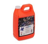 Relaxdays Garrafa Recambio Líquido Burbujas 2 L, Solución Ideal para Máquinas de Pompas, Pistolas y Pomperos, Naranja, 23 x 14,5 x 8 cm