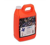 Relaxdays Garrafa Recambio Líquido Burbujas 2 L, Solución Ideal para Máquinas de Pompas, Pistolas y Pomperos, Naranja, 23 x 14,5 x 8 cm