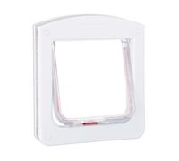 Relaxdays Gatera con 4 modos de ajuste blanco,rojo,transparente