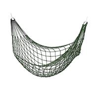 Relaxdays Hamaca Colgante de Red para 1 Persona, Verde, 1,5 x 140 x 436 cm