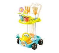 Relaxdays Herramientas de jardín para niños, Set de 13 Piezas, Pala, Cubo y regadera, a Partir de 3 años, Colorido