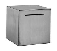 Relaxdays Hucha sin apertura plata