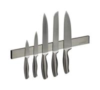 Relaxdays Imán para cuchillos autoadhesivo negro,plata