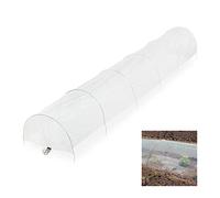 Relaxdays Invernadero Túnel con Arcos, Protección para Huertos, 3,7 m de Largo, contra Parásitos y Pájaros, Transparente