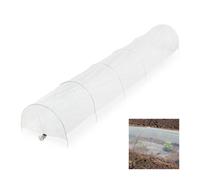 Relaxdays Invernadero túnel de 3,7 m plata,transparente