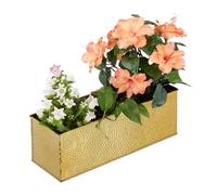 Relaxdays Jardinera interior oro