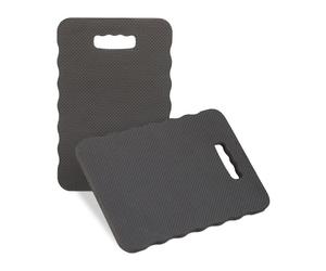 Relaxdays Juego de 10 almohadas para rodillas negro