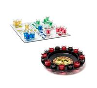 Relaxdays juego de 2 piezas de beber azul,rojo,negro