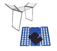 Relaxdays juego de 2 piezas doméstico azul,negro