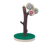 Relaxdays Juego de Beber, Árbol Tapas de Cerveza Magnético, Puntería, Chupitos Diversión Fiesta, 14 x 9 cm, Multicolor, Acero