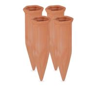 Relaxdays Kit de 24 conos de riego de plantas marrón claro